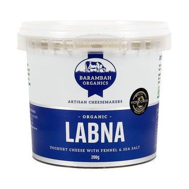 Barambah Organics Labna Cheese with Fennel and Sea Salt 200g